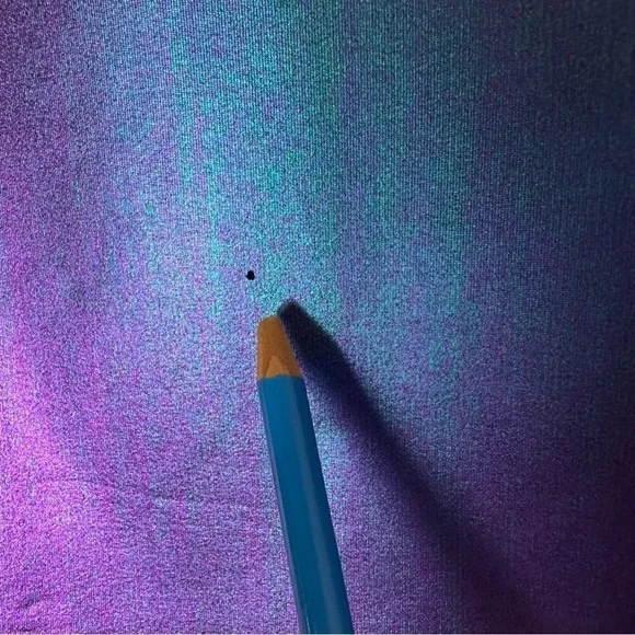 Akira metallic blue/purple shift futuristic romper size L - Picture 10 of 16